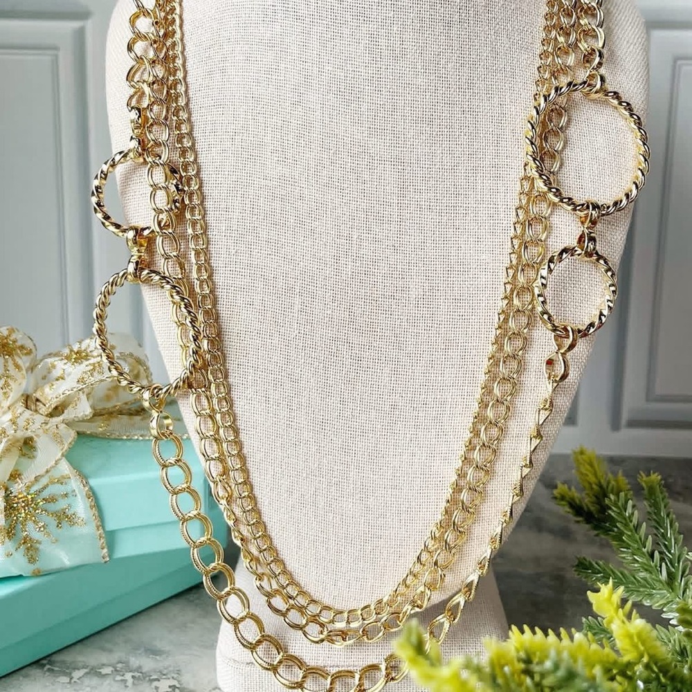 Park Lane Elegant Gold Chain Necklace